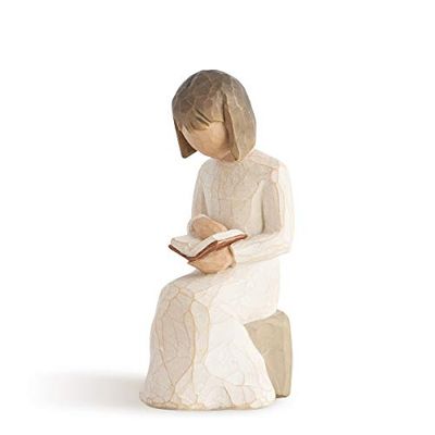 Willow Tree Figura de menina a ler, Enesco