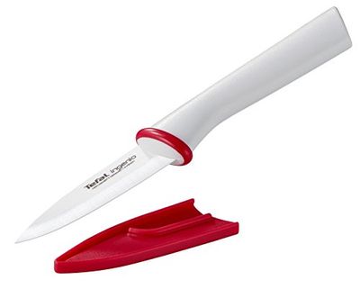 Tefal K15303 Ingenio keramisk frukt- och grönsakskniv 8 cm, vit