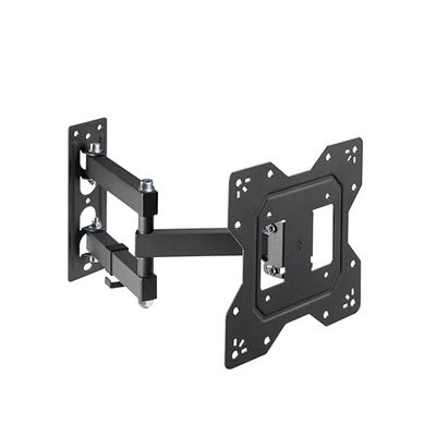 conecto TV muurbeugel met scharnierarm, flexibel kantel- en zwenkbare universele beugel, max. VESA 200x200 mm, voor 23-43 inch flat en gebogen monitoren tot 30 kg, zwart