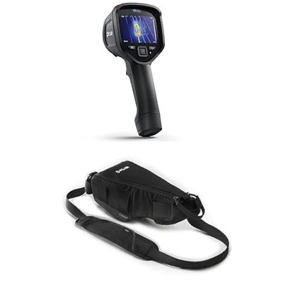 FLIR E8 Pro - Commercial Thermal Imaging Camera with WiFi. High Resolution Infrared Cameara with FLIR Ignite Cloud + FLIR Pouch for FLIR E-Series