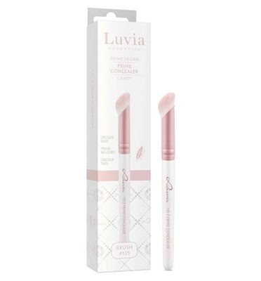 Luvia Professional Makeup Brush, Concealer Make-Up Brush, Angled Buffer Brush, Vegan Cosmetic Brush, 135 // Concealer Buffer - Candy