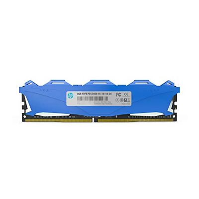 HP 7EH64AA ABB - V6-8 GB DDR4-geheugen - Gegevensdoorvoersnelheid: U-DIMM DDR4-3000 / PC4 - Special Gaming - Blauw