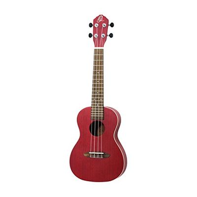 Ortega Guitars Ukulele Concerto Acustico – Earth Series – Okoume, Red (RUFIRE)