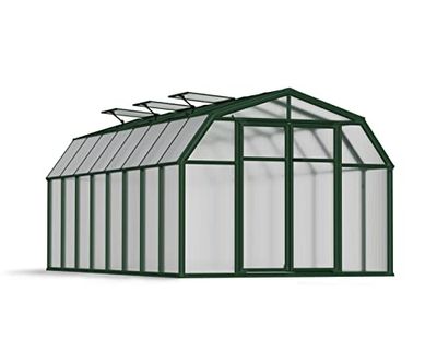 CANOPIA by Palram Serre de Jardin Hobby Gardener 13.7m² (Verte) Cadre en Aluminium, Panneaux en Polycarbonate, Résistant aux UV