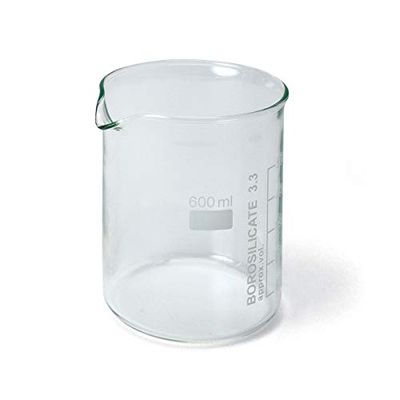 3B Scientific U14210 Becher, Forma Bassa, 600Ml, Confezioni da 10