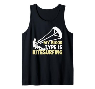 Kiteboarding Kitesurfer - Il mio gruppo sanguigno è Kitesurfing Canotta