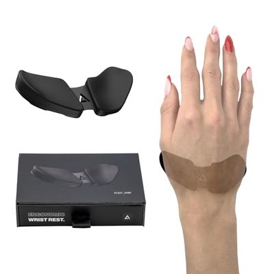 DELTAHUB Carpio 2.0 Repose-poignet ergonomique pour droitier, soutien du canal carpien, soulagement de la douleur, anti-fatigue, glisse facile, élégant, ordinateur de bureau, ordinateur portable, jeux