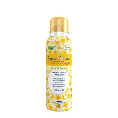 Vagisil Essenze Delicate, Deodorante Intimo Per Donne, Freschezza Durevole, Ipoallergenico, Rispetta Il Ph Della Pelle, Gelsomino Bianco, 125 ml