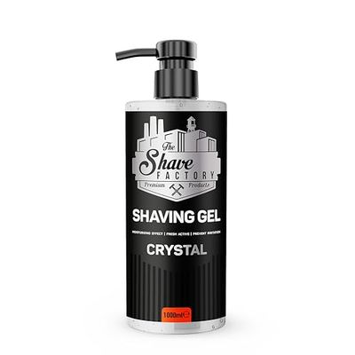The Shave Factory da rasatura trasparente Crystal 1000ml formato professionale