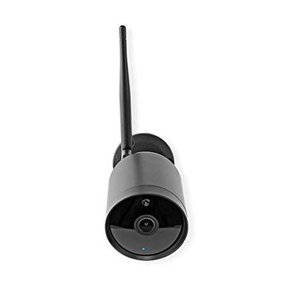 NEDIS SmartLife – kamera zewnętrzna – inteligentna kamera Wi-Fi – Full HD – IP65 – z czujnikiem ruchu i noktowizorem – zintegrowana z aplikacją NEDIS SmartLife – kompatybilna z systemem Android i iOS czarna 163 mm