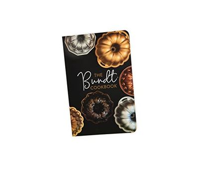 Nordic Ware Original Bundt Cookbook, with Cake Recipes and More, Soft Touch Cover, Black