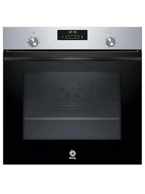 Balay - Horno multifunción con función vapor, 60 x 60 cm, Aqualisis, Control Comfort, Raíles 1 nivel, Cristal negro, 3HA4031X3