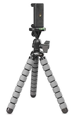 CULLMANN - 50067 - Alpha 655 mobile flessibile mini treppiede con supporto per smartphone, blu, capacità di carico 1,5 kg, 160g leggero