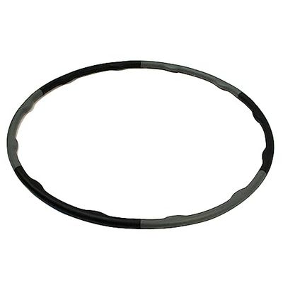 TITAN LIFE Hula Hoop. 1,5 kg Unisex – Erwachsene, Black/Grey, One Size