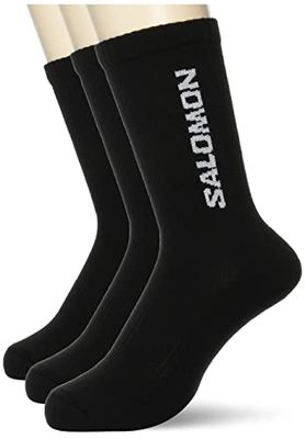 Salomon Chaussettes Everyday Crew 3 Pack Noir Noir Noir XL