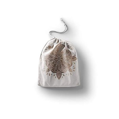 Bonamaison Printed Cotton Produce Bag with Drawstring, Reusable Grocery Bag, Biodegradable Eco-Friendly Bags, Travel Pouch, Sachet Bags, Shopping Bag, Eco Friendly, Foldable, Size: 30x40 Cm