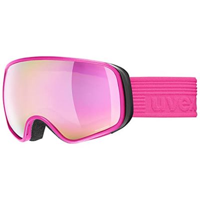 uvex scribble FM sph, Skibril Unisex kinderen, pink/pink-clear, one size