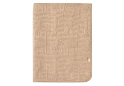 Jollein Jungle Jambo Couverture pour bébé - Biscuit/Oatmeal - 75 x 100 cm - 100% Coton - Intérieur 100% Polyester - pour Berceau de bébé - 2.0 TOG