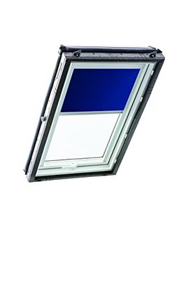 Original Roto Roller Blind Exclusive ZRE Daylight Blind for Roto Roof Windows Guide Rail Silver For Windows Series Designo R4/R7 and Classic 43/73 Size 074/118 | 07/11 Colour Night Blue