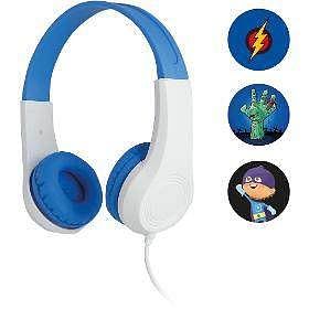 SENCOR SEP 255BL - Cuffie stereo per bambini, colore: Bianco/Blu
