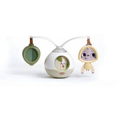 Tiny Love Tummy Time Musical Mobile 2 en 1, Móvil Bebé con Música y Luces, Gira 360°, 0+ Meses, Móvil para Cochecito, Portátil, Móvil Musical Bebé, 3 Modos de Música y Sonido, Boho Chic