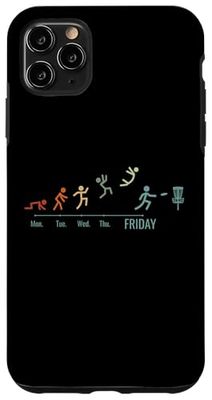 Disc-Golf-Player Disc-Golfing Game Vintage Weekend Disc-Golf Case for iPhone 11 Pro Max