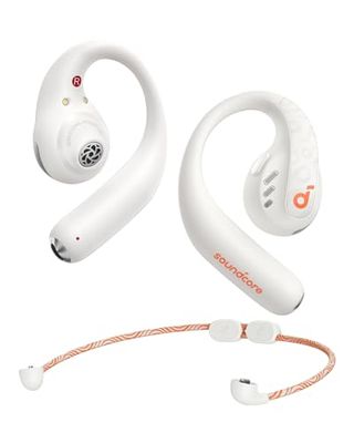 soundcore door Anker AeroFit Pro draadloze open oordoppen, supercomfortabel, stevige pasvorm, ergonomisch ontwerp, rijk geluid met LDAC, Bluetooth 5.3, IPX5-waterdicht, 46 u speeltijd, appbediening