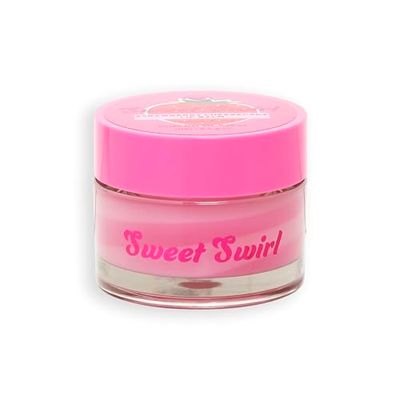 I Heart Revolution Sweet Swirl Lip Balm, Bálsamo Labial Hidratante Nocturno con Aroma Dulce, Vegano y Libre de Crueldad, Tarta de Fresa