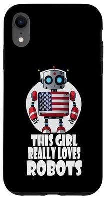 This girl really loves robots, Robotics for Kids Robot Case for iPhone XR
