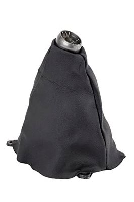 Origen Soufflet de levier de vitesse en simili cuir noir pour Honda Civic (2006-2012). Parfait pour le remplacement du soufflet d'origine.