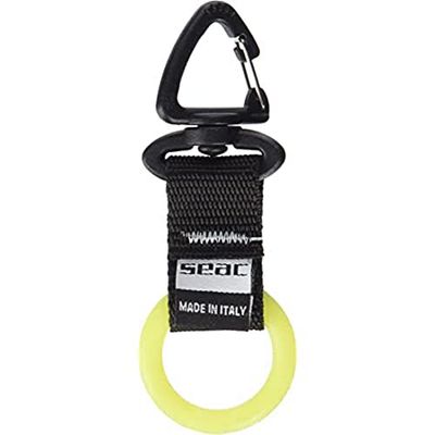 Seac Clip met karabijnhaak en latex ring