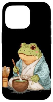 Handsome Frog with Tea Ceremony for Man and Woman Case for iPhone 16 Pro