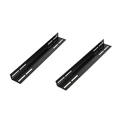 Guide laterali fisse di supporto per armadio Rack 19" nero 450 mm