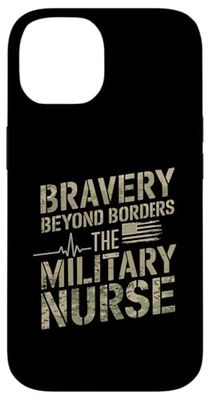 Bravery Beyond Borders The Military Nurse, VA Nursing Case for iPhone 14