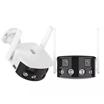 OBA-DL-T20 Telecamera Wi-Fi Esterno Doppia Lente Angolo Visione 180° 4K Visione Notturna A Colori Starlight Audio Bidirezionale