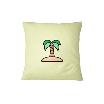 Bona Basics, Funda de cojín Decorativa,Decoración del hogar, para sofá, cafetería, Tamaño: 45X45 cm, Color: Amarillo Claro