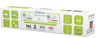 Littles Barrera Seguridad De Cama, Barandilla Cama Plegable para Niño, Bebe, Nido y Adulto. 110 x 48.5 cm, Rosa