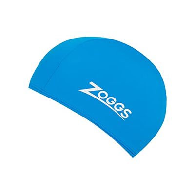 Zoggs Cappuccio Elasticizzato, Cuffia da Nuoto Unisex, Blu Reale, Taglia Unica