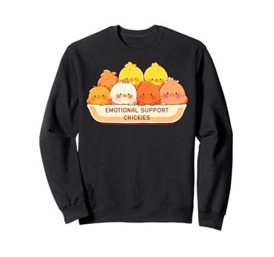 Emotional Support Chickies Carino Kawaii Fruit Cup Felpa