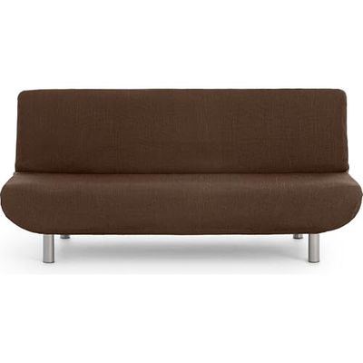 ECOMMERC3 Universal and Versatile 3 Seater Sofa Cover - Brown Protector Easy to Install for Back, Seat and Arms
