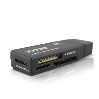 APM 570327 kaartlezer USB 2.0 USB A/SD-Micro SD-Mini SD, zwart