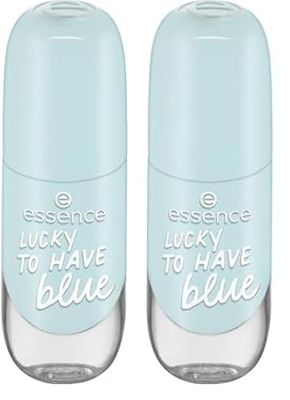 ESSENCE GEL NAIL COLOUR ESMALTE DE UÑAS 39 LUCKY TO HAVE BLUE (Confezione da 2)