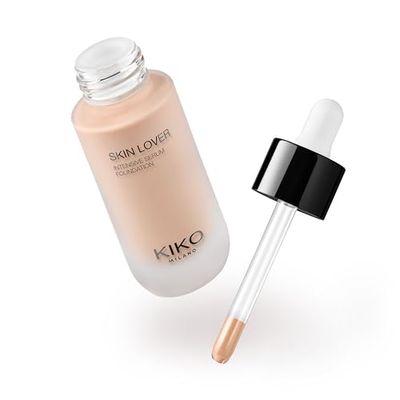KIKO Milano Skin Lover Intensive Serum Foundation 2WG, Base De Maquillaje Hidratante En Sérum De Larga Duración