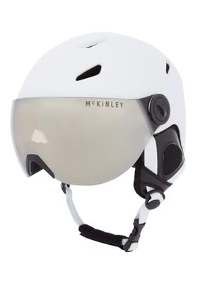 McKINLEY Pulse S2 Visor Hs-01 Casque de Ski Jeunesse Unisexe, White, M