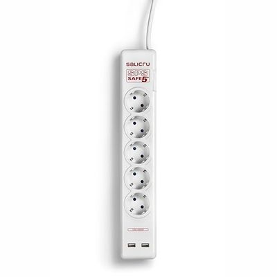 Salicru 680BA00002 Regletas, 250 V, branco, SPS SAFE 5+