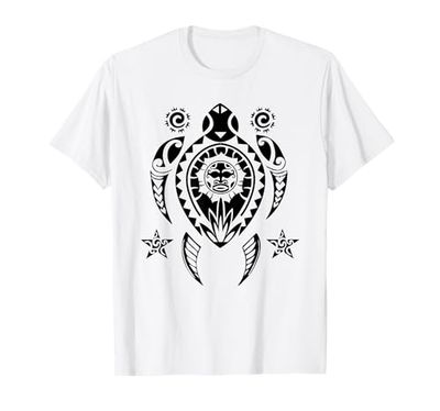 Maori Tartaruga polinesiana Tatuaggio Scuba Diving Immersioni Maglietta