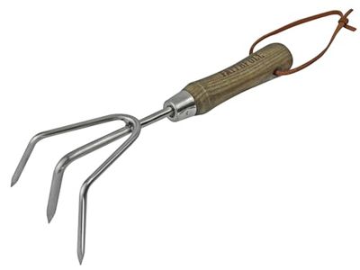 Faithfull Prestige Stainless Steel Hand Cultivator with Ash Handle