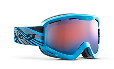 Julbo Mars Masque de Ski Homme, Bleu/Gris/Noir Speed, Taille L