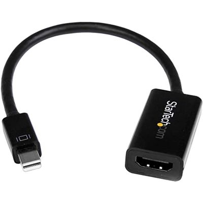 StarTech.com Conversor de Vídeo Mini DisplayPort a HDMI con Audio – Adaptador Activo MDP 1.2 para MacBook Pro – 4K @ 30Hz - Negro