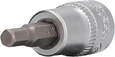 BRILLIANT TOOLS BT021872 3/8 Inch Hex Socket Bit Socket, 5 mm [Powered by KS Tools]